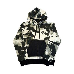 Dolce & Gabbana Grey Print Camo Hoodie